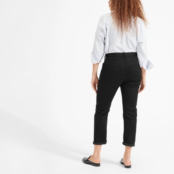 EVERLANE The Modern Boyfriend Jean Black NWOT - Picture 3 of 4